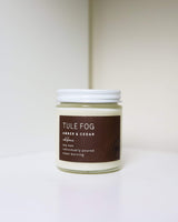 TULE FOG Fragrance Amber + Cedar Soy Candle