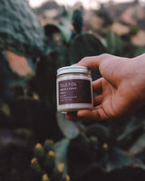 TULE FOG Fragrance Amber + Cedar Soy Candle