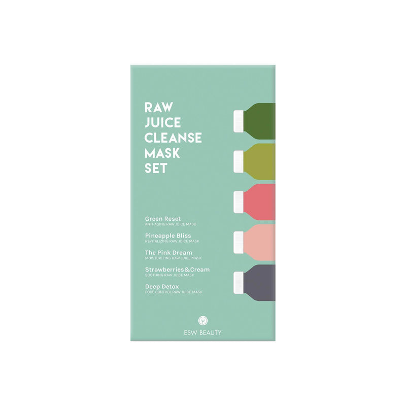 ESW Face Mask Raw Juice Cleanse Mask Set