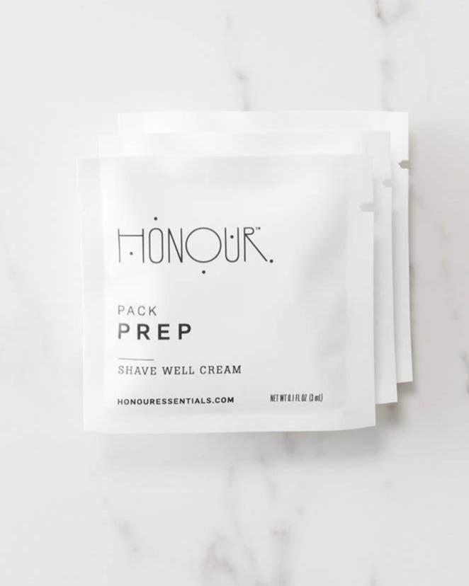 HONOUR ESSENTIALS Shave Cream Prep Shave Well Cream Travel Size