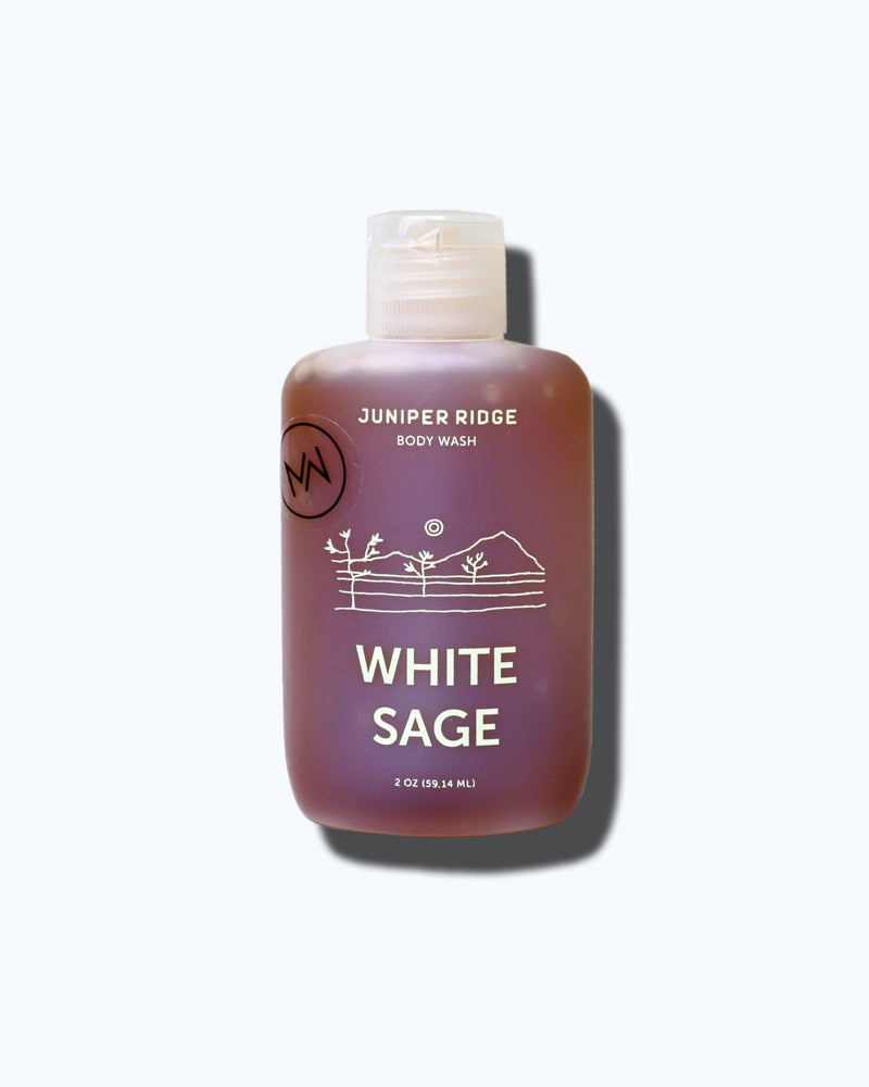 JUNIPER RIDGE Body Wash White Sage Body Wash Travel Size
