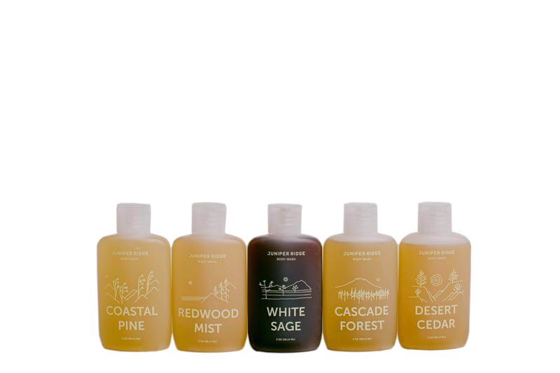 JUNIPER RIDGE Body Wash White Sage Body Wash Travel Size
