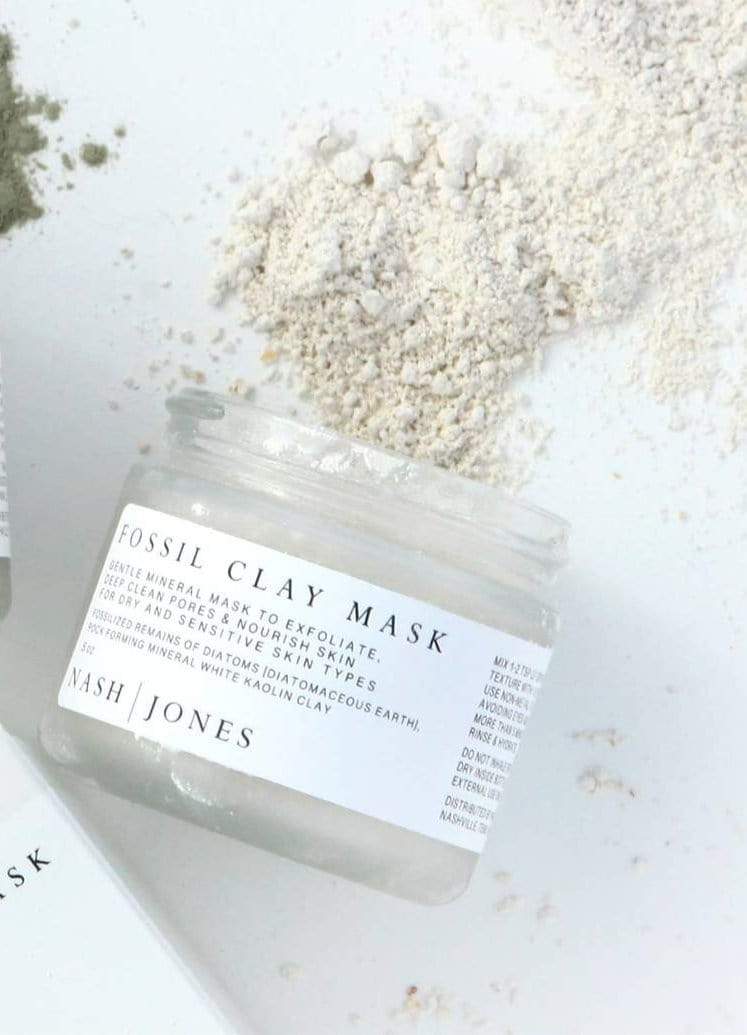 NASH AND JONES Face Mask Fossil Clay Masks