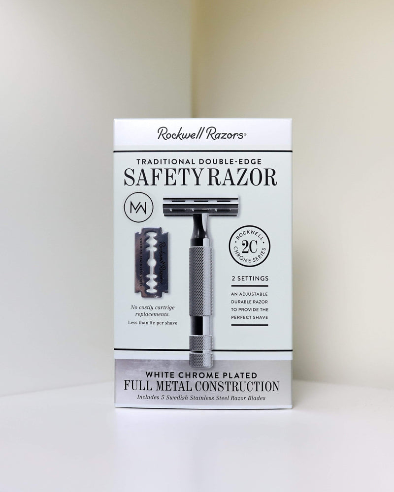 ROCKWELL ORIGINALS Razor Advanced 2C Razor in White Chrome