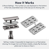 ROCKWELL ORIGINALS Razor Advanced 2C Razor in White Chrome