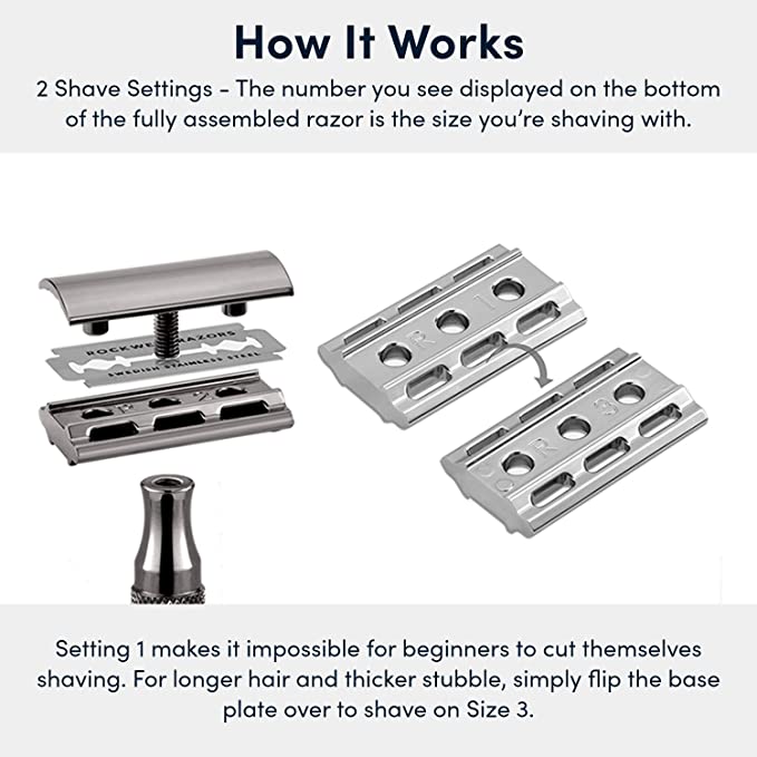 ROCKWELL ORIGINALS Razor Advanced 2C Razor in White Chrome