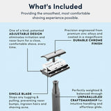 ROCKWELL ORIGINALS Razor Advanced 2C Razor in White Chrome